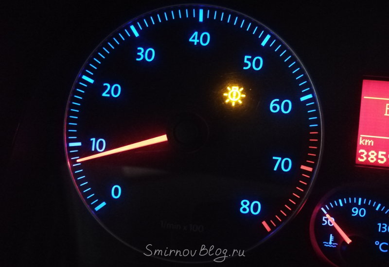 Замена ламп на VW Touran 1T2