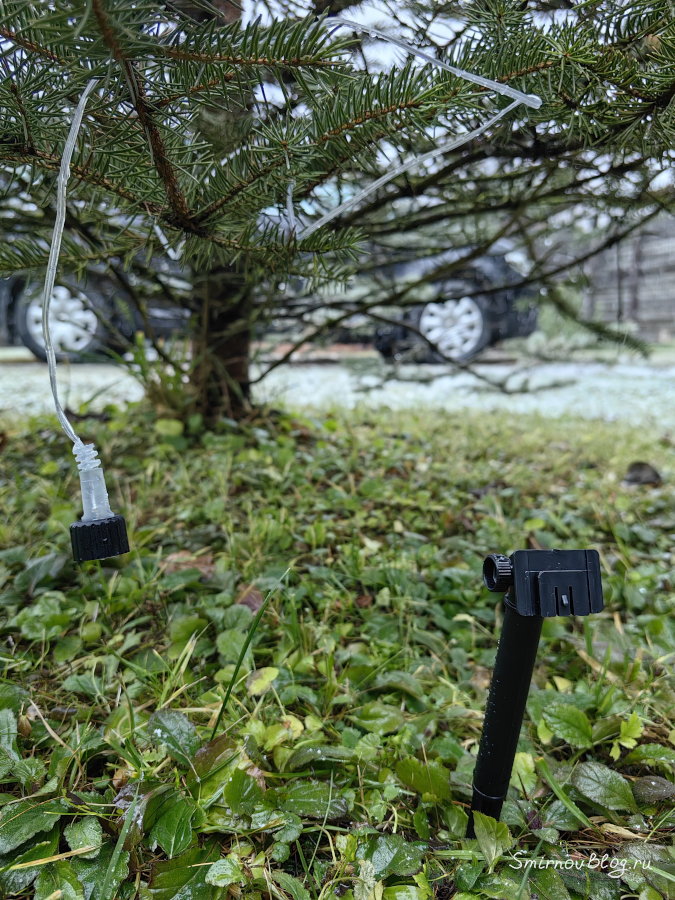 Уличная гирлянда на солнечной батарее со съёмным блоком управления Уличная гирлянда на солнечной батарее со съёмным блоком управления