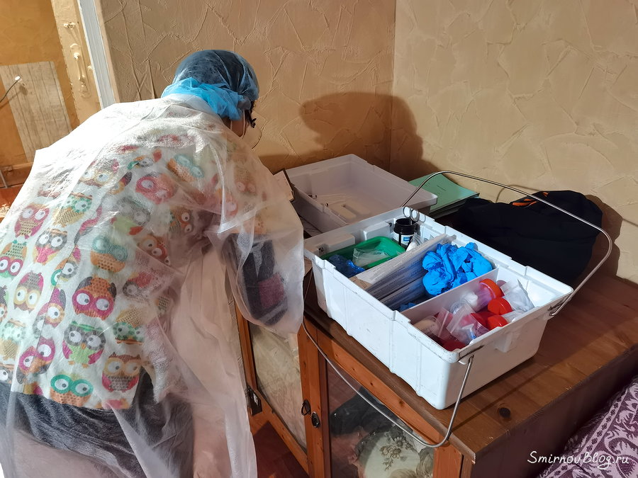 У нас берут тест на коронавирус