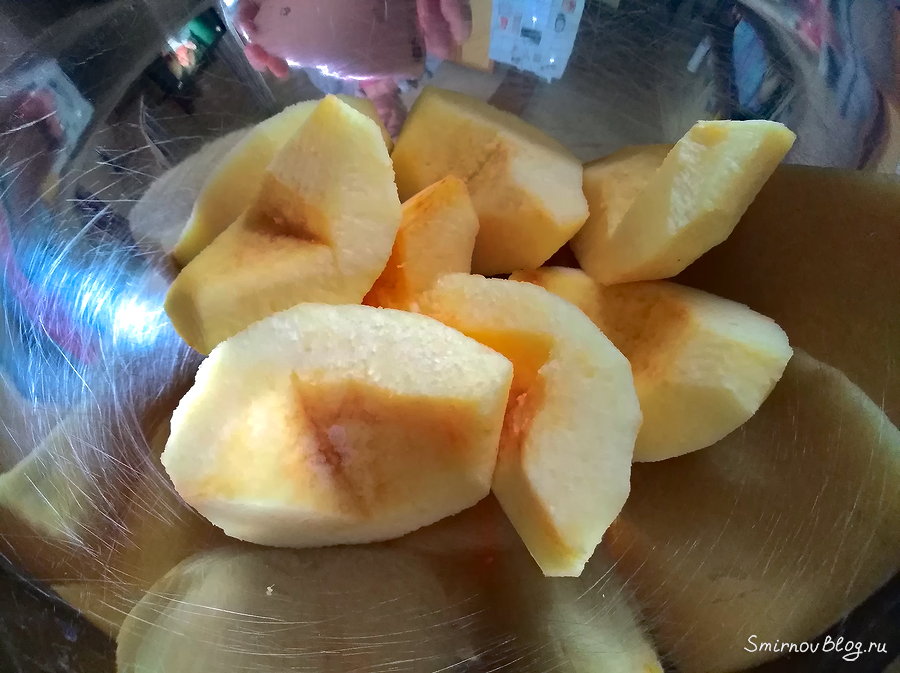 Песочный пирог с айвой