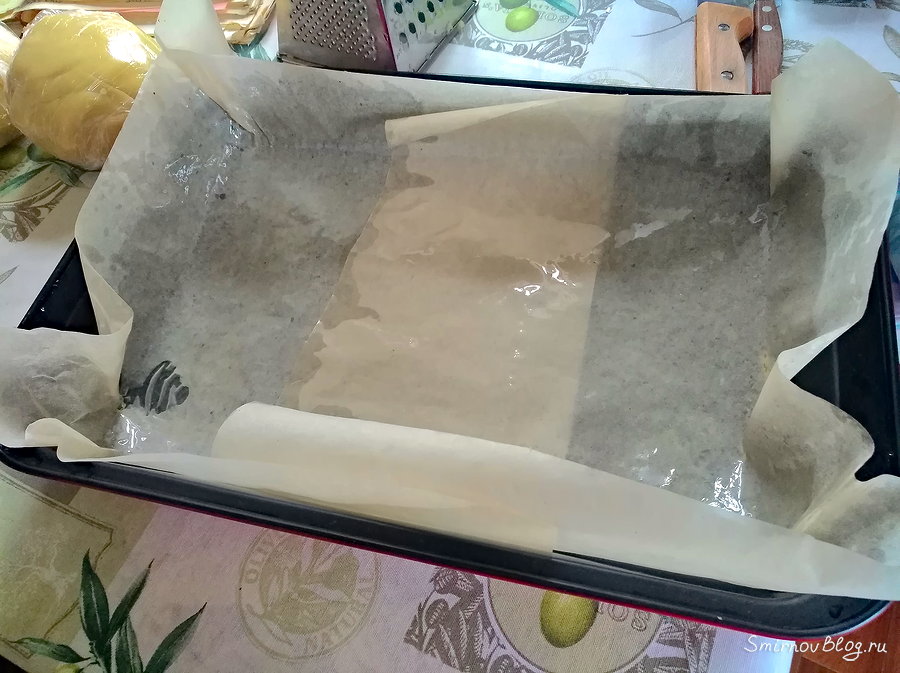 Песочный пирог с айвой