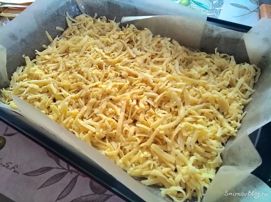 Песочный пирог с айвой