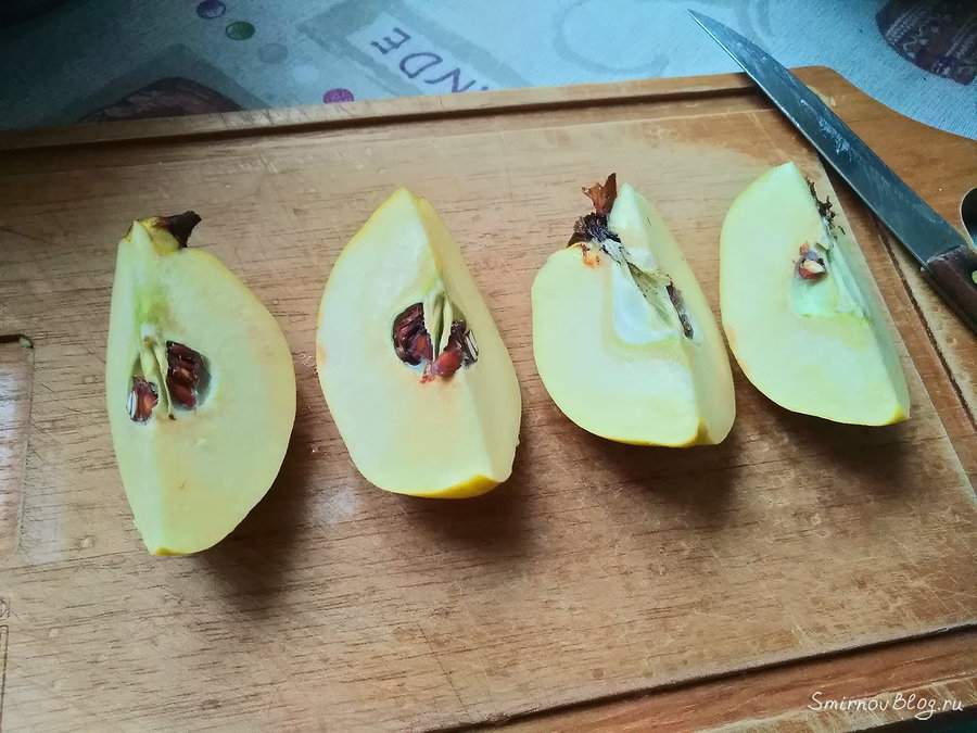 Вкусное айвовое варенье. Пошаговый рецепт