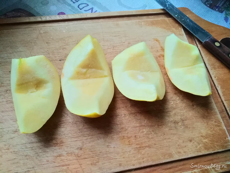 Вкусное айвовое варенье. Пошаговый рецепт