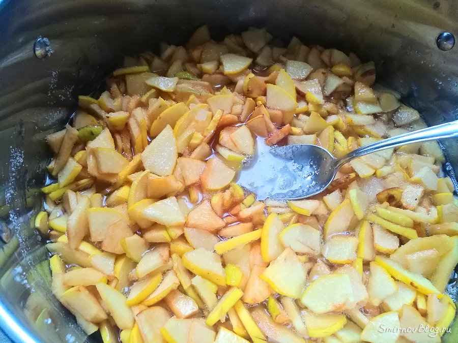 Вкусное айвовое варенье. Пошаговый рецепт