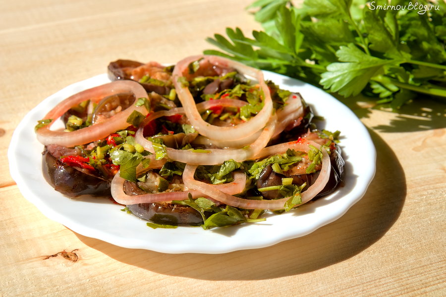 Закуска из баклажанов «Огонёк»