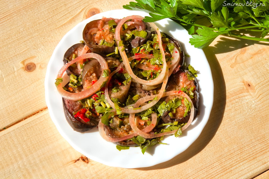 Закуска из баклажанов «Огонёк»