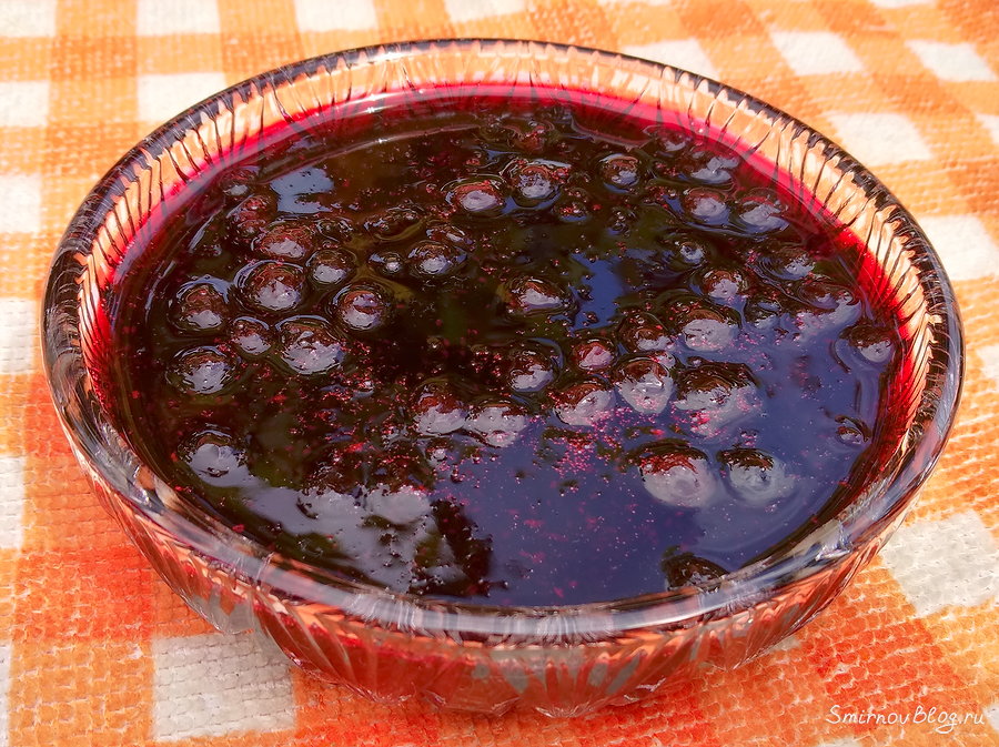 Варенье пятиминутка из черники