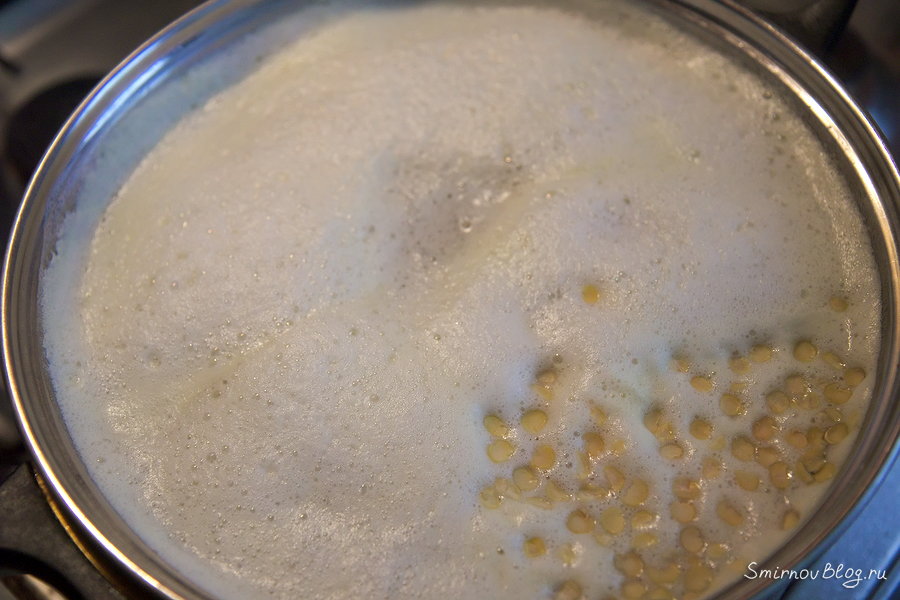 Рецепт вкусного горохового супа с копчёностями