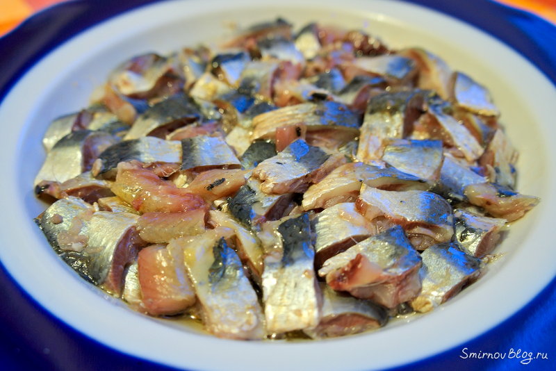 Иваси под шубой. Рецепт