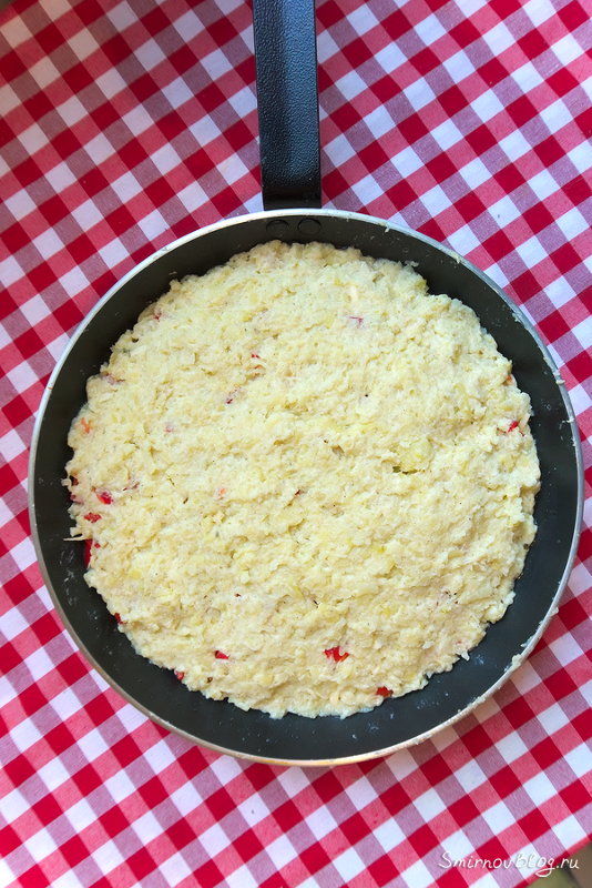 Картофельный пирог на сковороде Картофельный пирог на сковороде