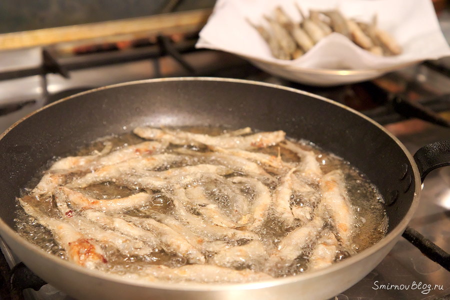 Корюшка жареная на сковороде. Рецепт