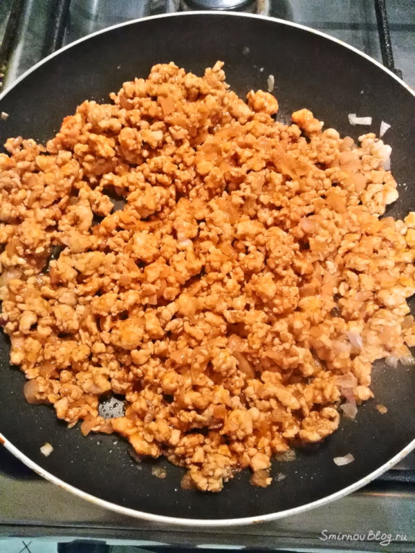 Картофельный рулет с фаршем или мусака-ролл