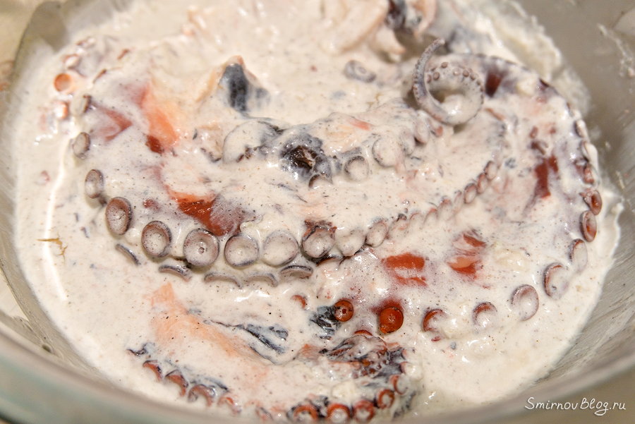 Мягкий и сочный жареный осьминог. Рецепт Мягкий и сочный жареный осьминог. Рецепт