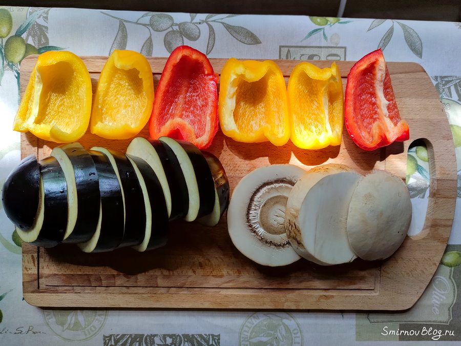 Овощи гриль на мангале. Рецепт