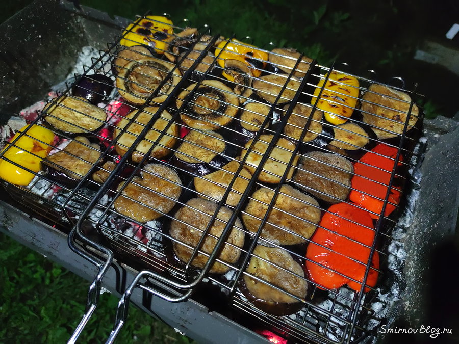 Овощи гриль на мангале. Рецепт