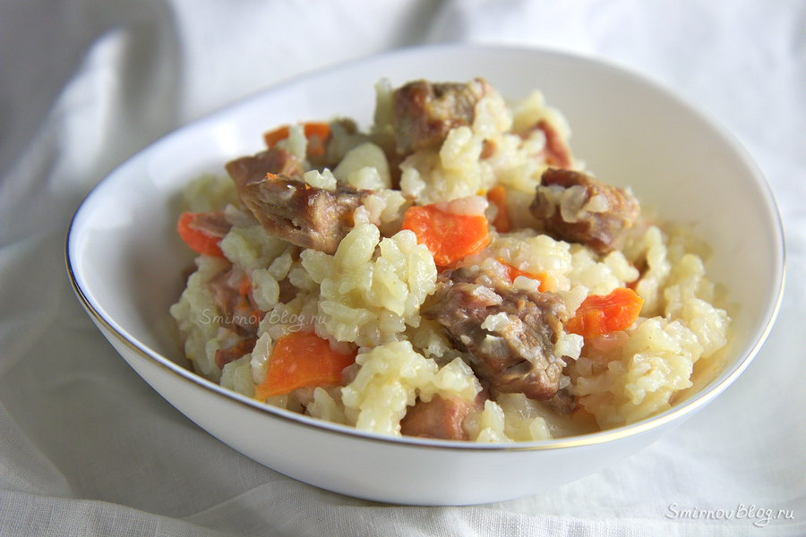 Плов из индейки. Рецепт с фото