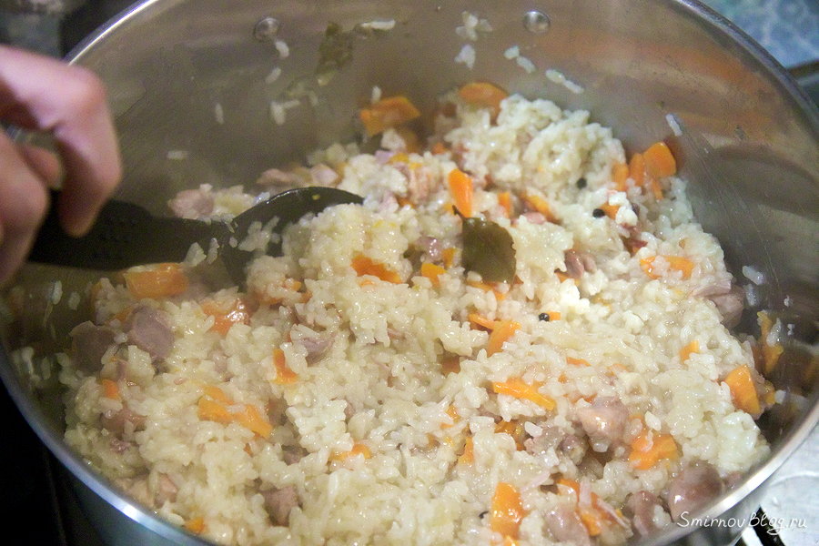 Плов из индейки. Рецепт с фото