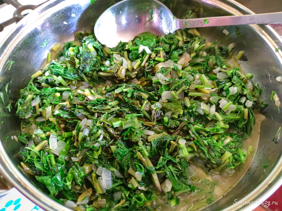 Рулет со шпинатом и сыром