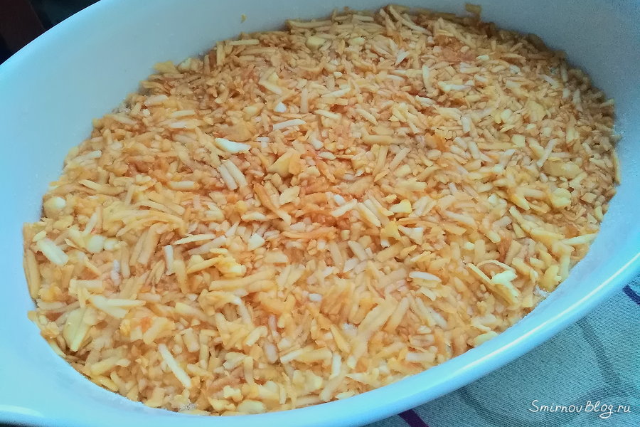 Яблочная шарлотка с манкой