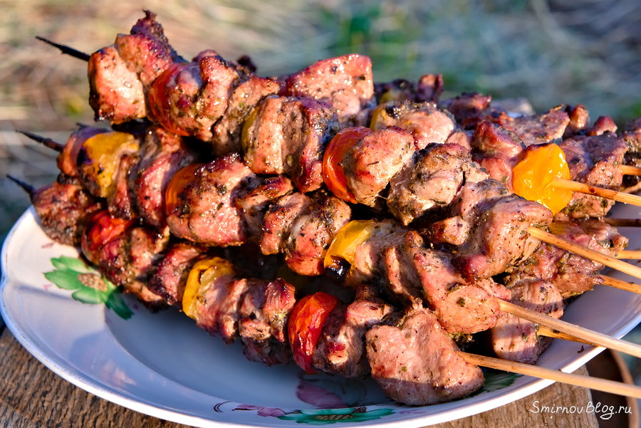 Шашлык из бедра индейки