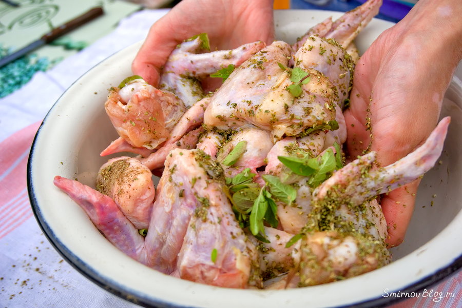 Как замариновать куриные крылья для шашлыка Как замариновать куриные крылья для шашлыка