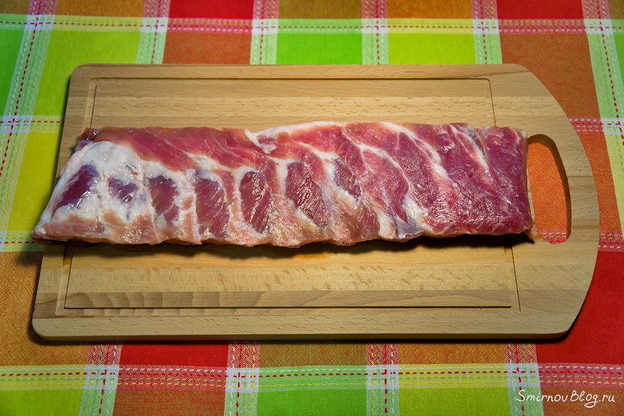 Шашлык из свиных рёбрышек