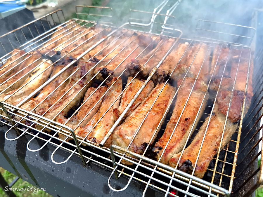 Шашлык из свиных рёбрышек