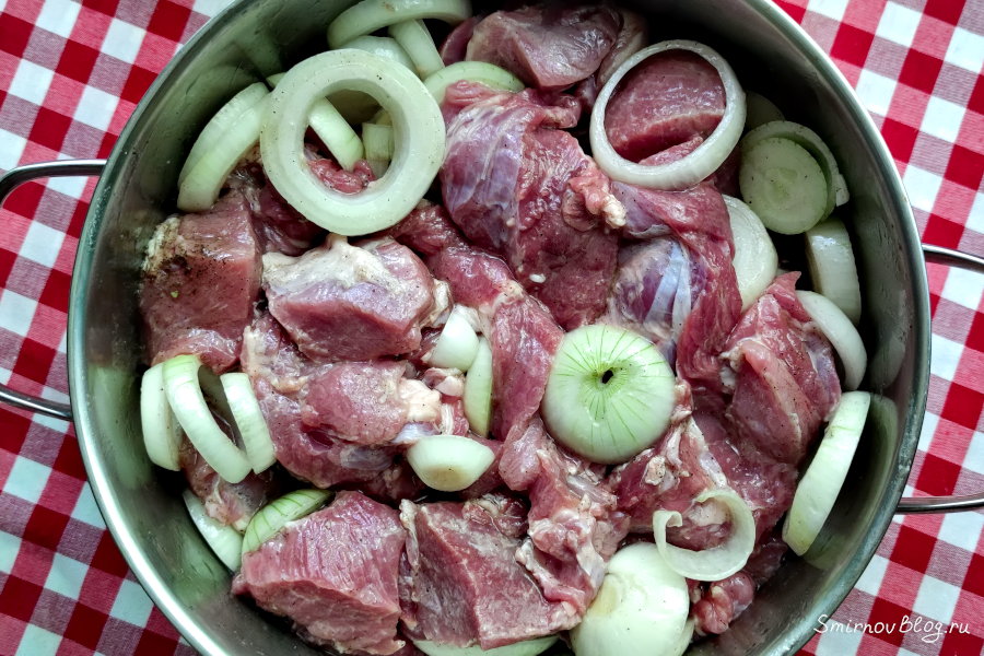 Рецепт вкусного шашлыка из свиной шейки