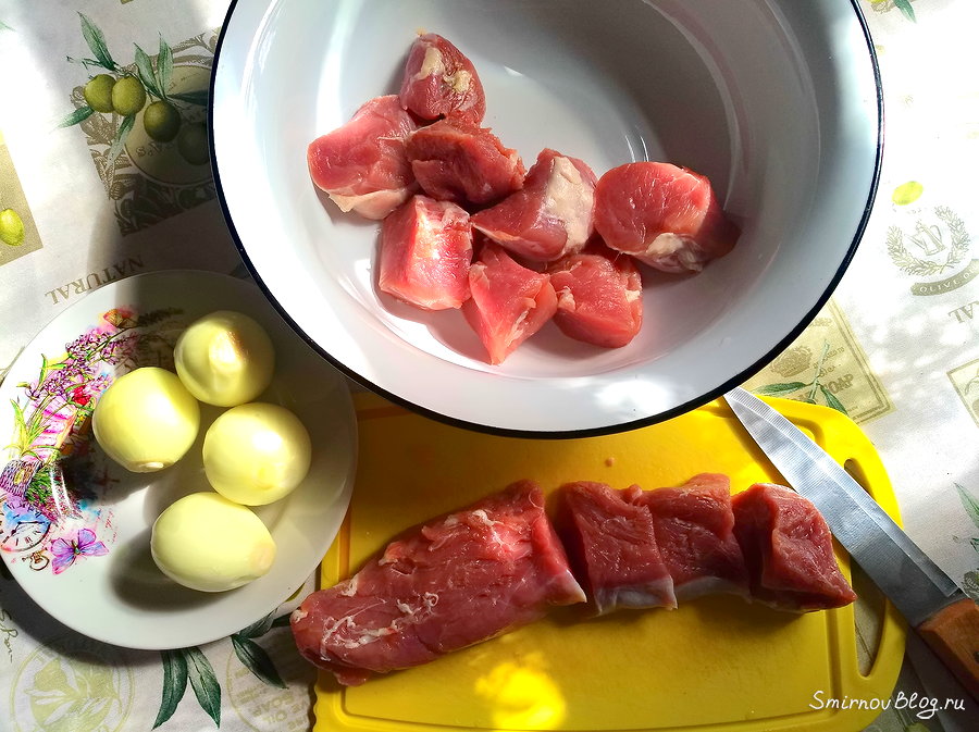 Сочный шашлык из свиной вырезки