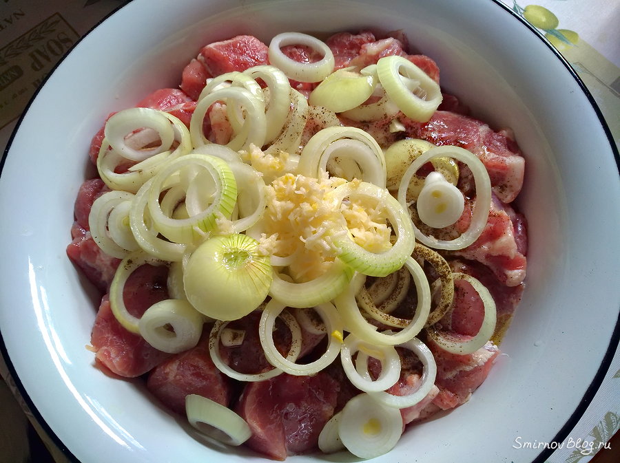 Сочный шашлык из свиной вырезки