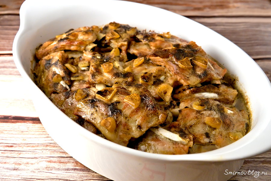 Как вкусно приготовить свиные ребрышки в духовке - простой пошаговый рецепт