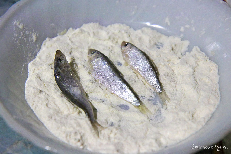 Тюлька жаренная на сковороде