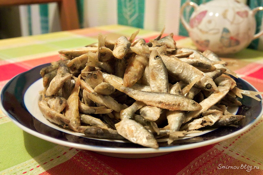 Тюлька жаренная на сковороде