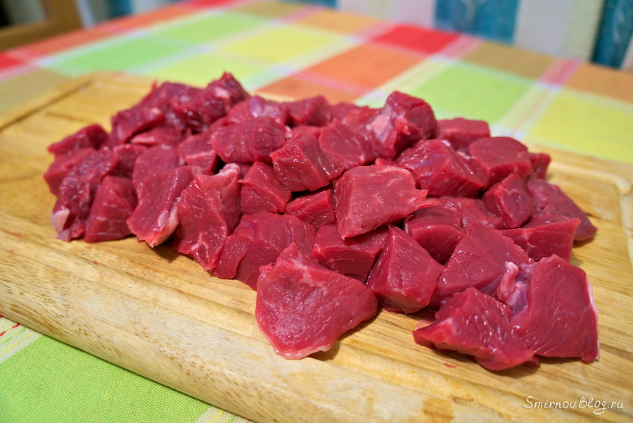 Очень вкусное тушёное мясо с подливкой Очень вкусное тушёное мясо с подливкой