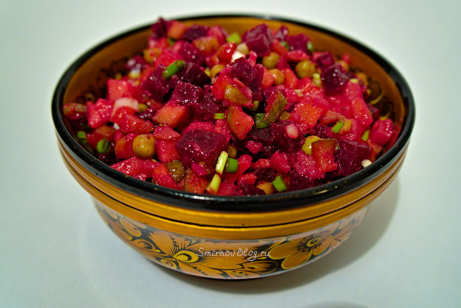 Простой рецепт вкусного салата винегрет