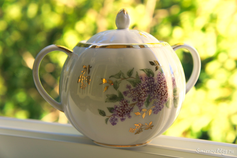 Фарфоровая сахарница из Дулёво Фарфоровая сахарница из Дулёво