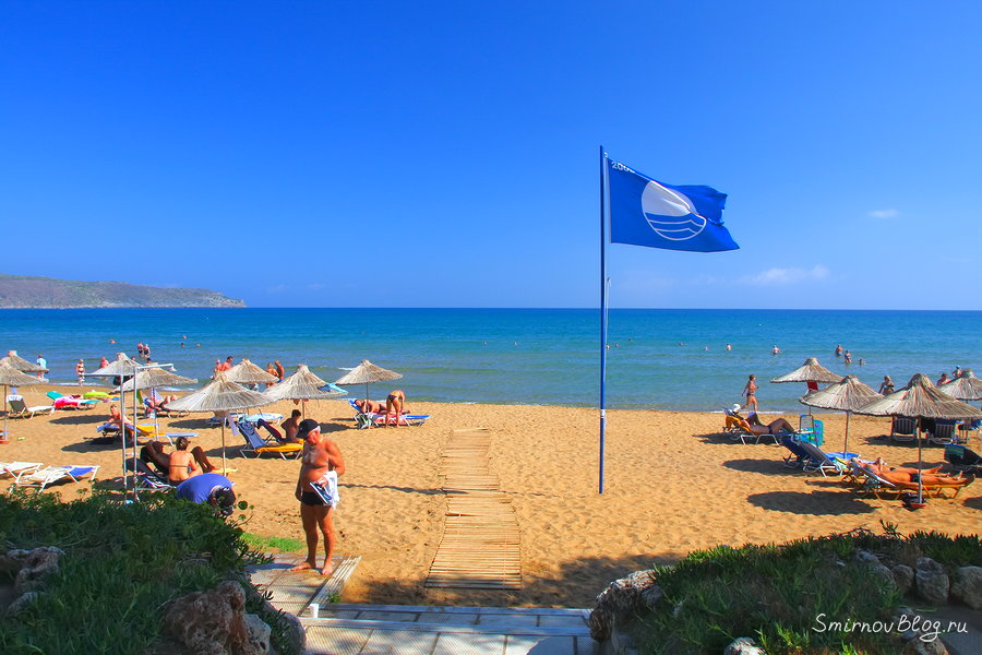 Голубой флаг на пляже. Что это значит?