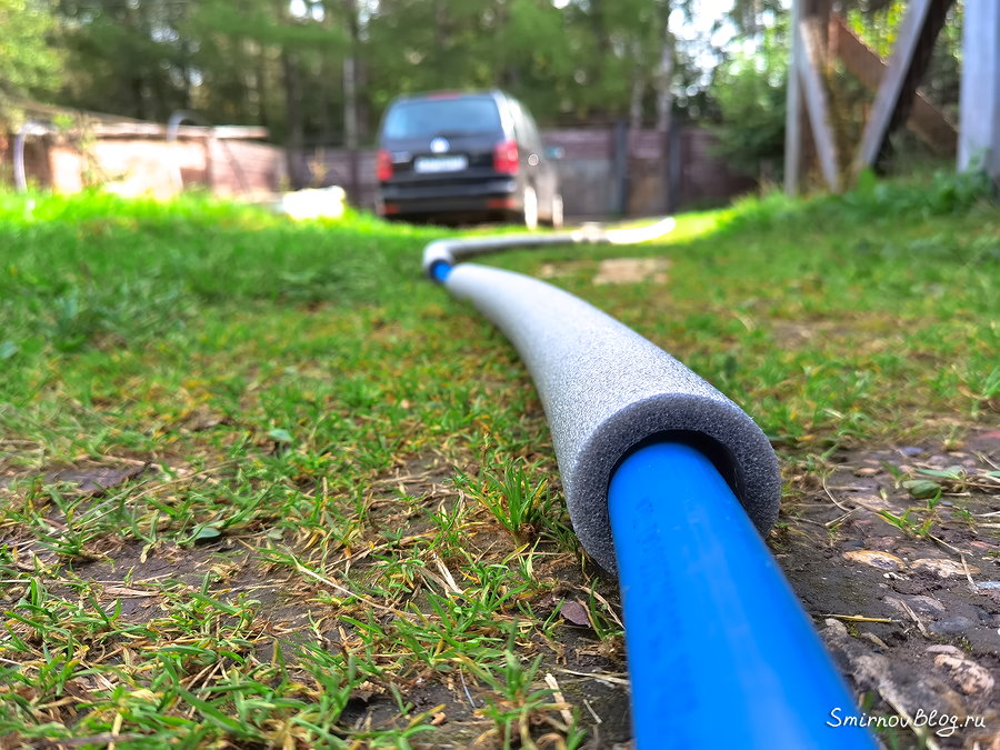 ПНД труба марки ПЭ-100 в теплоизоляции ПНД труба марки ПЭ-100 в теплоизоляции